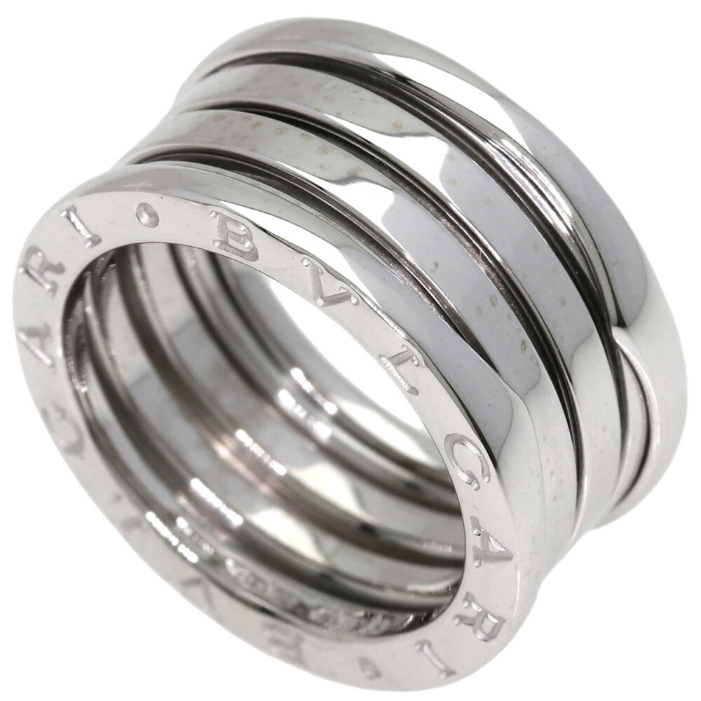 BVLGARI B-zero1 4-band ring #53, 18K white gold, women's.